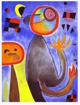 Pintura de Joan Miró que inspira a identidade da Ladder
